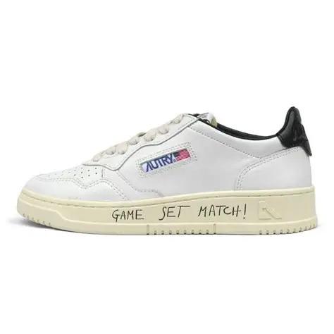 AULW ML02 LEAT WHT/BLK AUTRY
