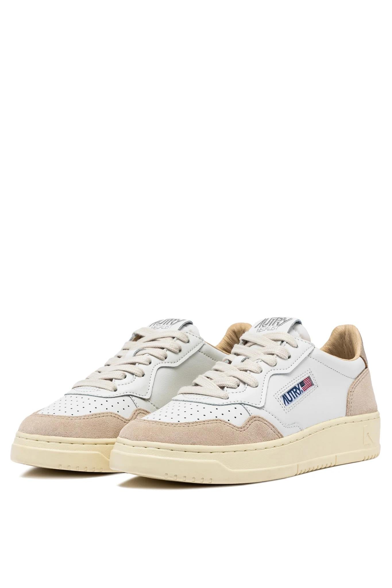  AULW LS75 SUEDE WHT/GOLD AUTRY 